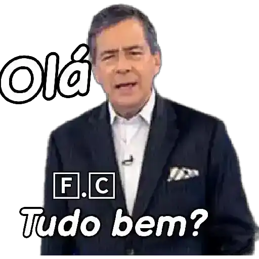 Figurinha: Olá, tudo bem? FC