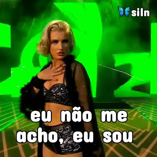 Figurinha: Eu não me acho, eu sou