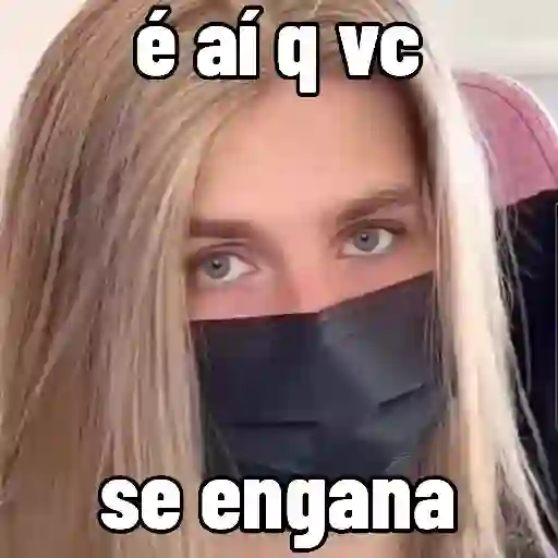 Figurinha: É aí que você se engana