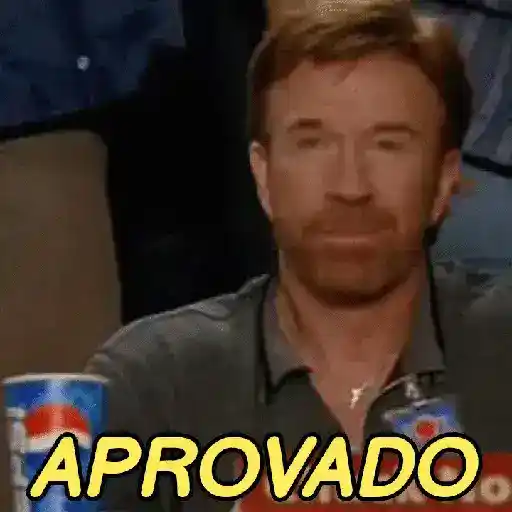 Figurinha: Chuck Norris Aprovado