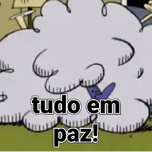Figurinha: Nuvem em Paz