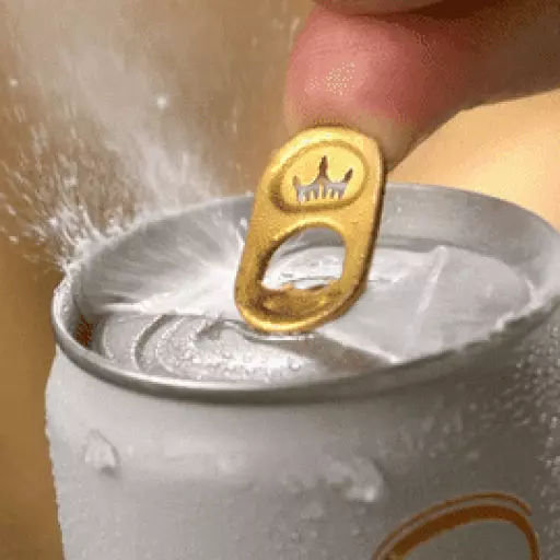 Figurinha: Abertura de lata com spray