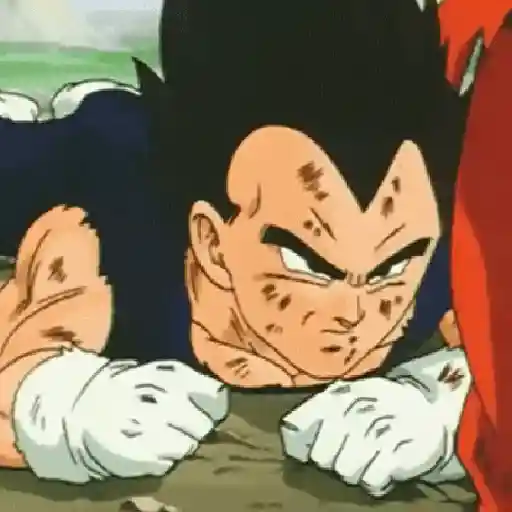 Figurinha: Vegeta Joinha