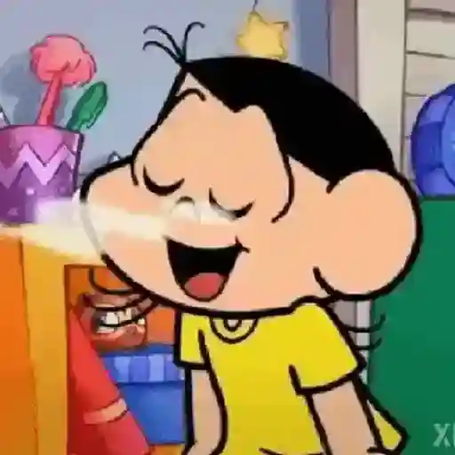 Figurinha: Monica Soprando Beijo