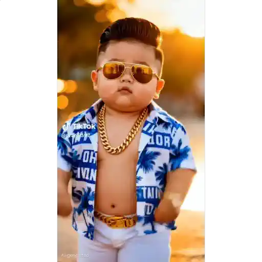 Figurinha: Bebê Ostentação Gordinho
