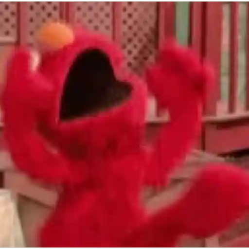 Figurinha: Elmo em Pânico