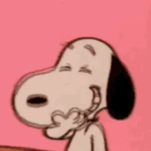 Figurinha: Snoopy feliz