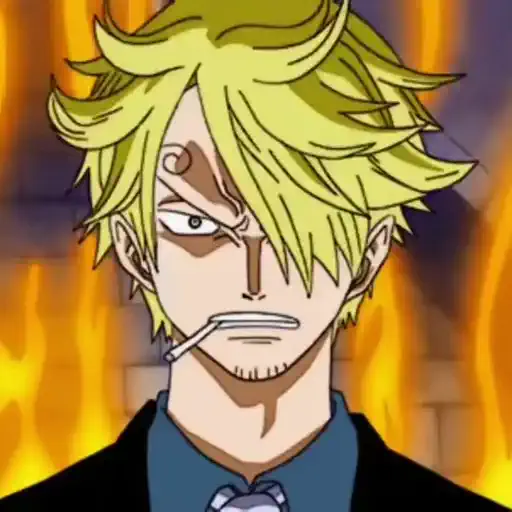 Figurinha: Sanji Com Fogo