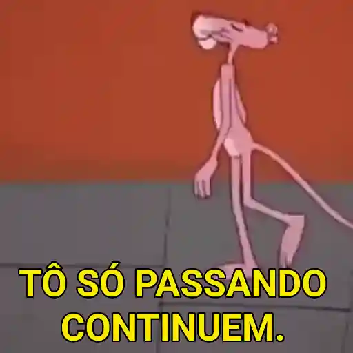 Figurinha: Pantera Cor de Rosa: Passando
