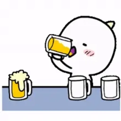 Figurinha: Bebendo Cerveja