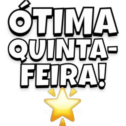 Figurinha: Ótima Quinta-Feira Estrelada