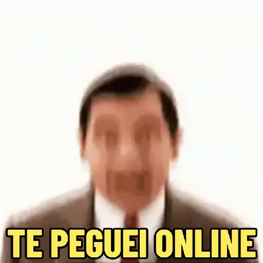 Figurinha: Te peguei online