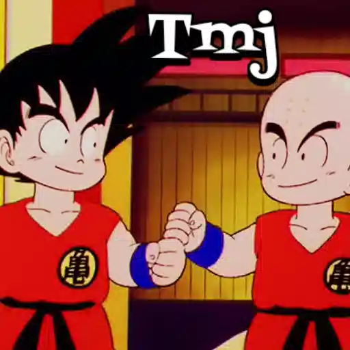 Figurinha: TMJ Goku e Kuririn