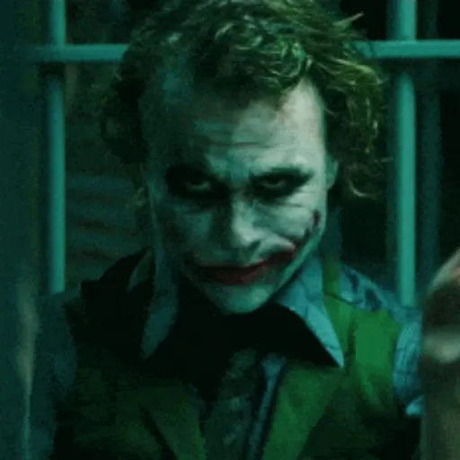 Figurinha: Coringa fazendo truque de mágica