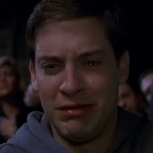 Figurinha: Homem Aranha Chorando