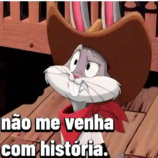 Figurinha: Pernalonga "Chega de Histórias"
