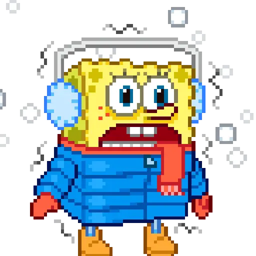Figurinha: Bob Esponja Inverno