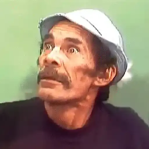 Figurinha: Chaves confuso e assustado