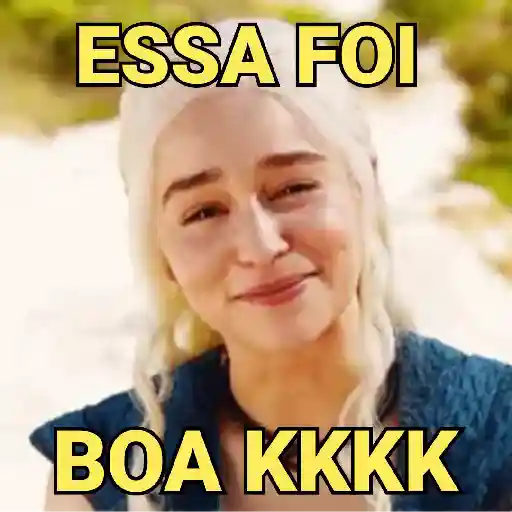 Figurinha: Daenerys Rindo