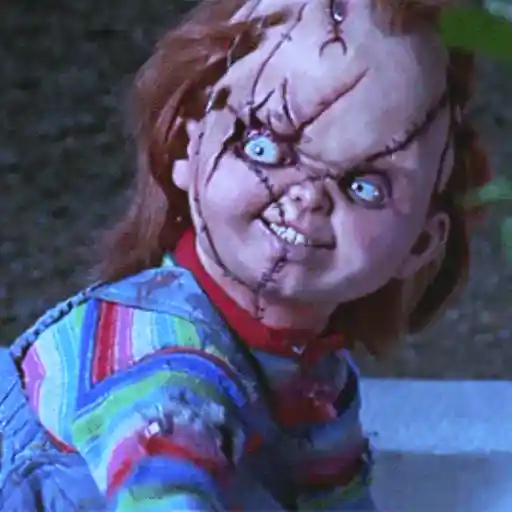 Figurinha: Chucky dedo do meio animado