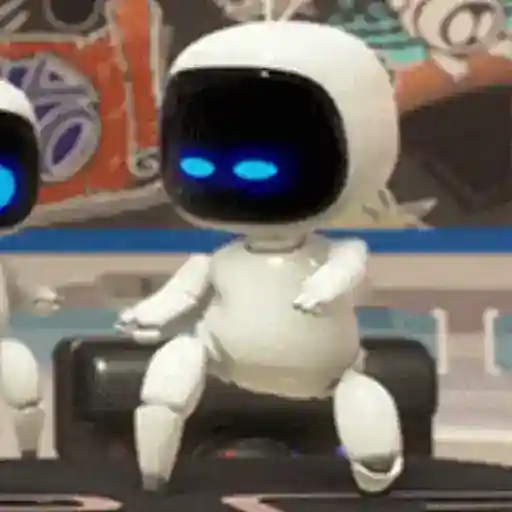 Figurinha: Robô Astrobot Dançando