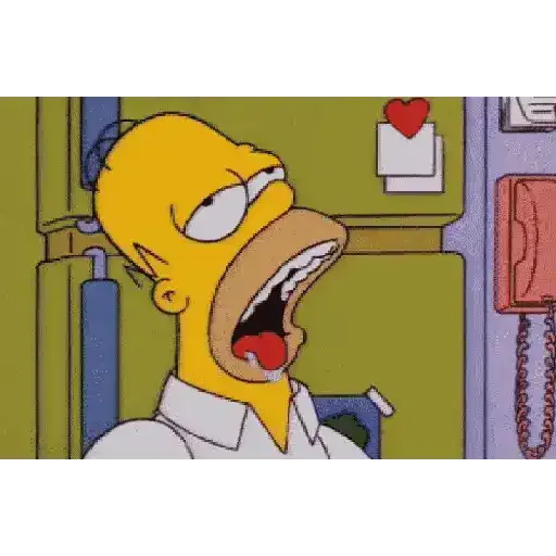 Figurinha: Homer Babejando