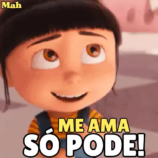 Figurinha: Me ama, só pode!