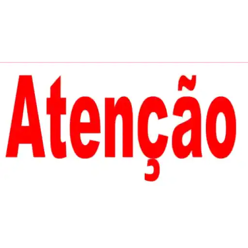 Figurinha: Atenção piscando