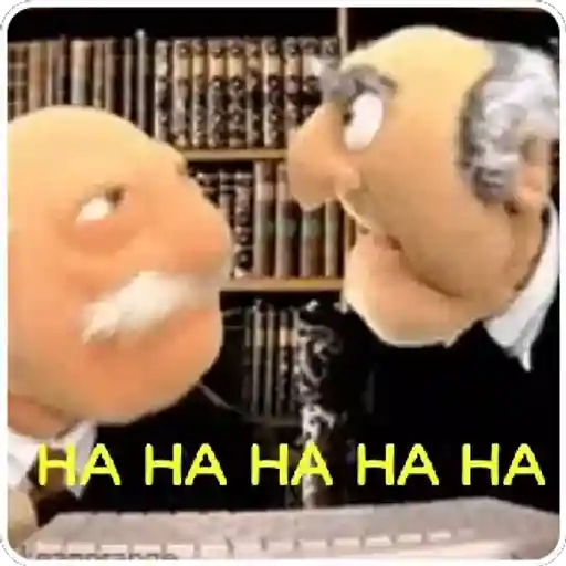 Figurinha: Statler e Waldorf riem