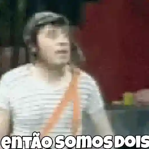 Figurinha: Chapolin Says "So We Are Two"