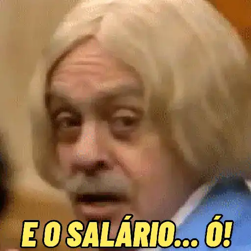 Figurinha: E o salário... ó!