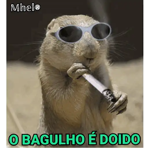 Figurinha: O bagulho é doido