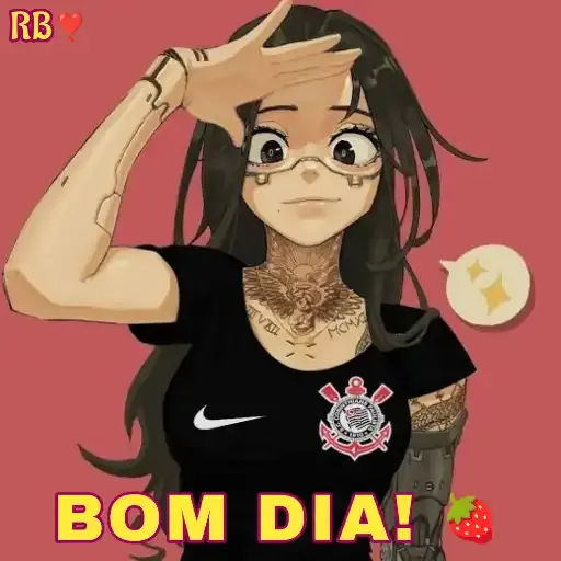 Figurinha: Bom Dia com a Garota do Timão