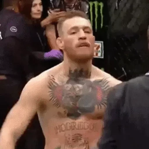 Figurinha: Conor McGregor comemorando