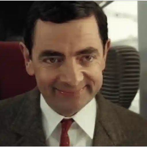 Figurinha: Mr. Bean engraçado