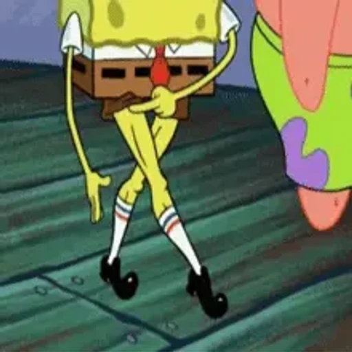 Figurinha: Bob Esponja com Pernas Longas