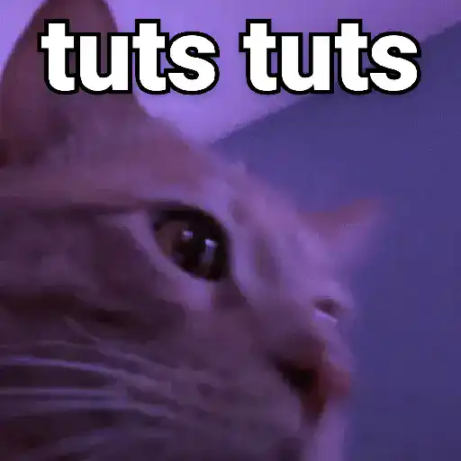 Figurinha: Gato Tuts Tuts Balançando a Cabeça