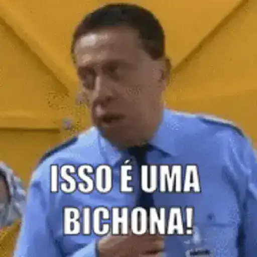 Figurinha: Isso é uma bichona!