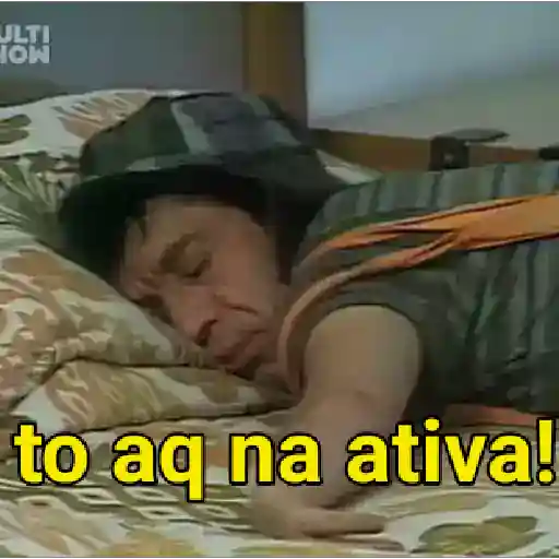Figurinha: Chaves na ativa!