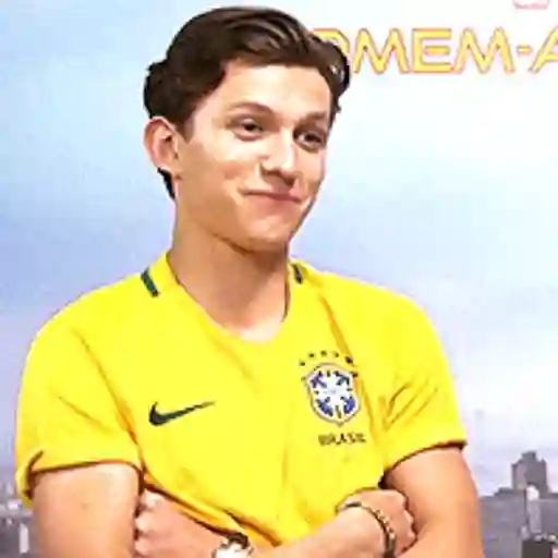 Figurinha: Tom Holland Rindo