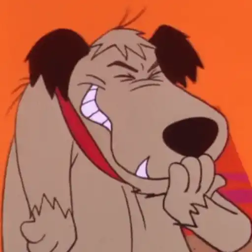 Figurinha: Cachorro rindo