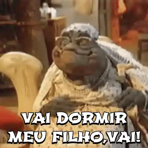 Figurinha: Vovó Dinossauro manda dormir