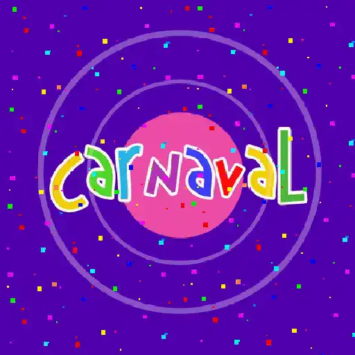 Figurinha: Carnaval animado com confetes