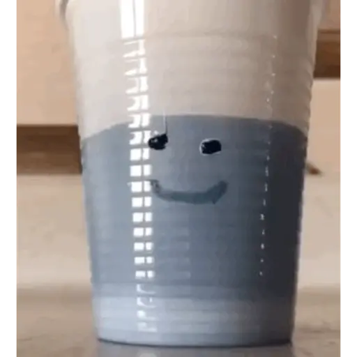 Figurinha: Copo chorando