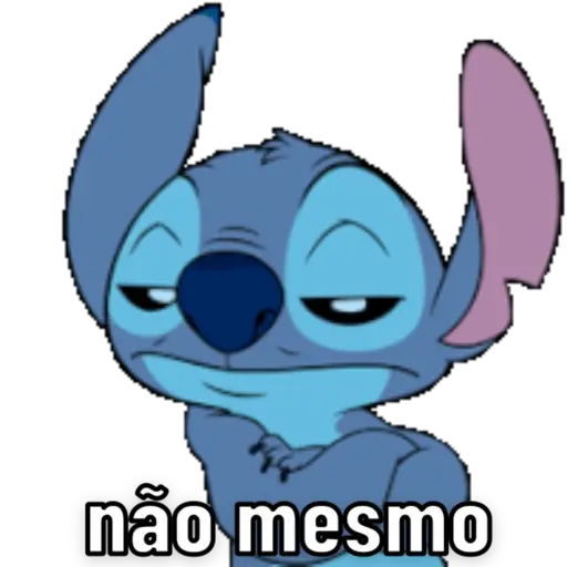 Figurinha: Stitch não mesmo