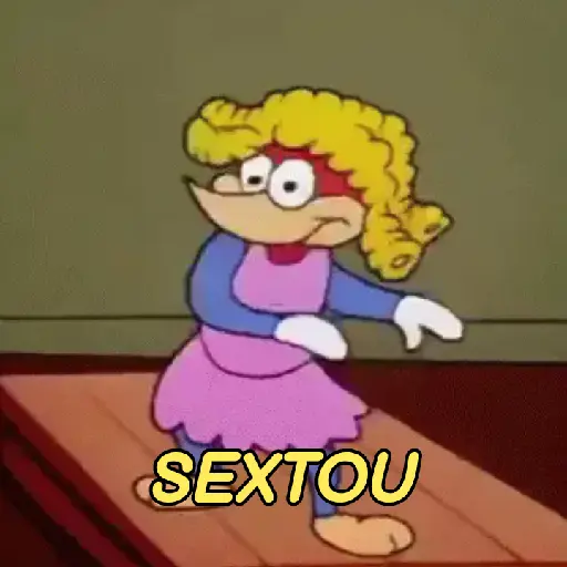 Figurinha: Pica-Pau dançando Sextou
