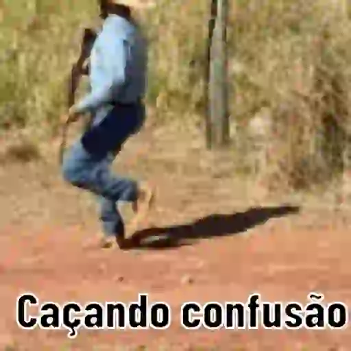 Figurinha: Correndo atrás de confusão