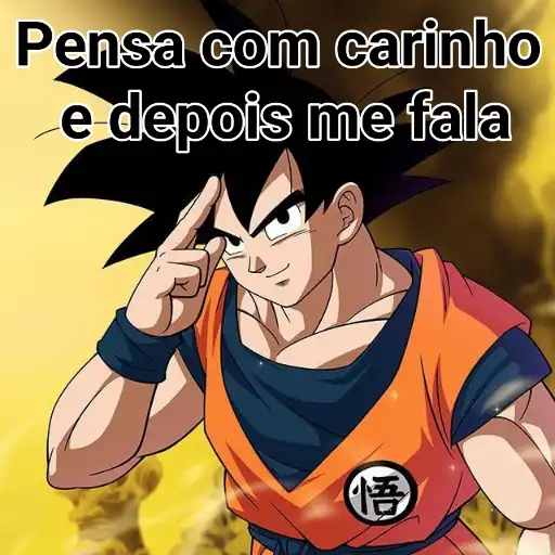Figurinha: Goku pensando