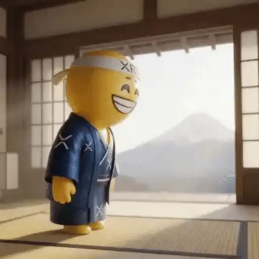 Figurinha: Emoji faz reverência