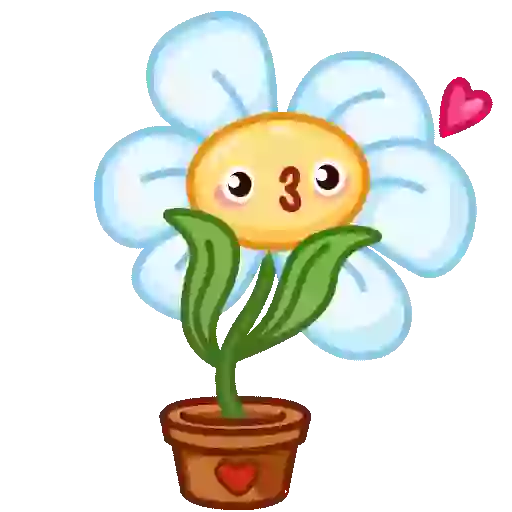 Figurinha: Florzinha Apaixonada